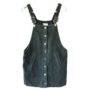 Harper Heritage Corduroy‎ Overall Dress Women's M Pockets Cottagecore 90s